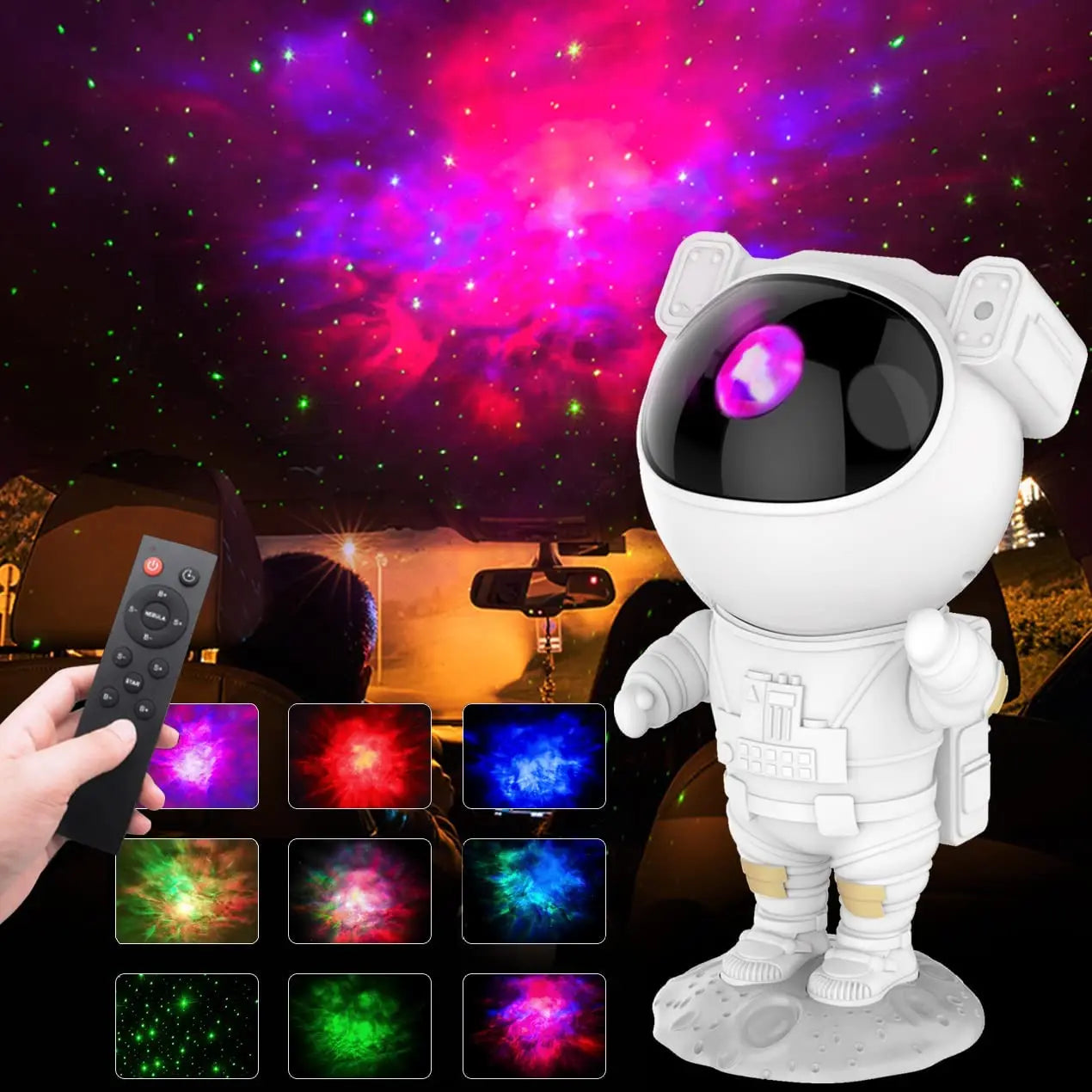 Produktnamn - Astronaut galax-nattlampa med stjärnprojektor