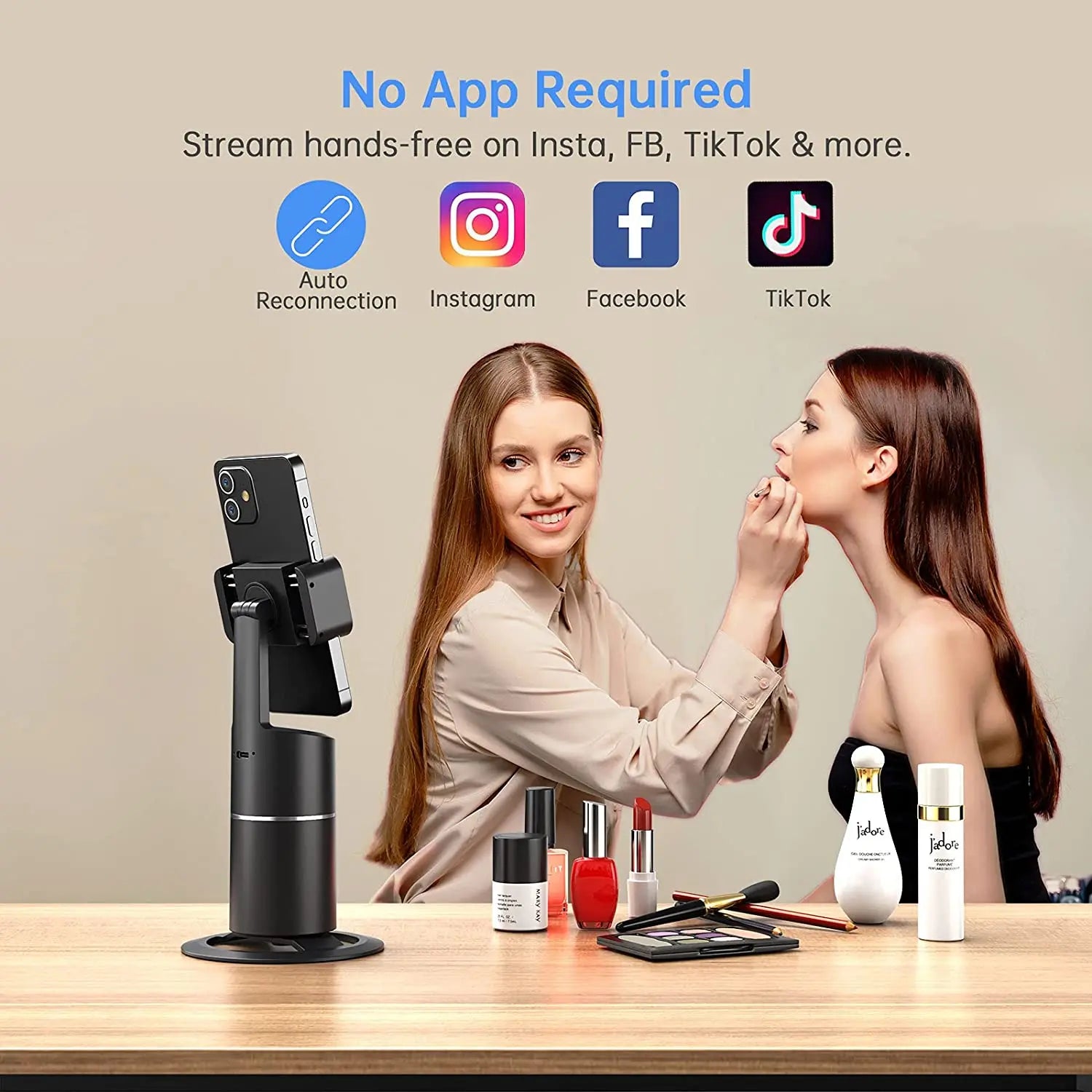 Produktnamn - Smart automatisk ansiktsspårande tripod