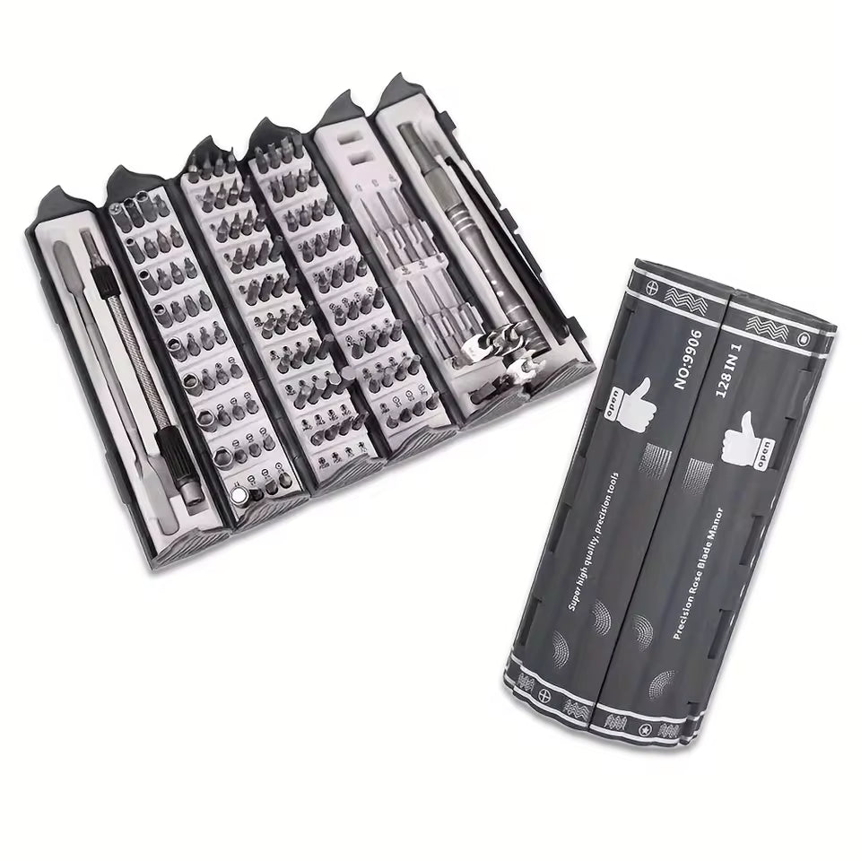 Produktnamn - Multifunktionellt 128-i-1 magnetiskt precisionsskruvmejselset