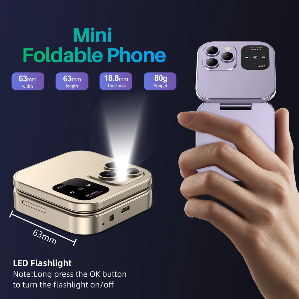 Produktnamn - Ny mini-vikbar mobiltelefon