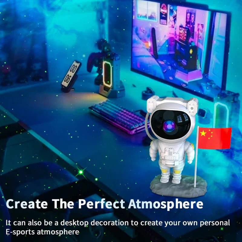 Produktnamn - Astronaut galax-nattlampa med stjärnprojektor
